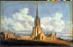Projected Design for Fonthill Abbey, Wiltshire, 1798 by Joseph Mallord William Turner